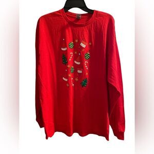 Christmas Long Sleeve Tee | Gildan Ultra Cotton Longsleeve Shirt |Winter T-shirt